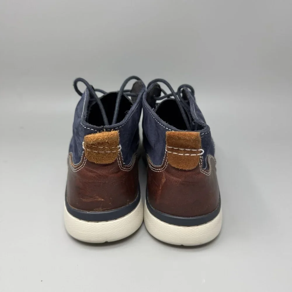 Johnston & Murphy Farley Chukka Boot Navy Oiled Nubuck Size 10.5 Men’s